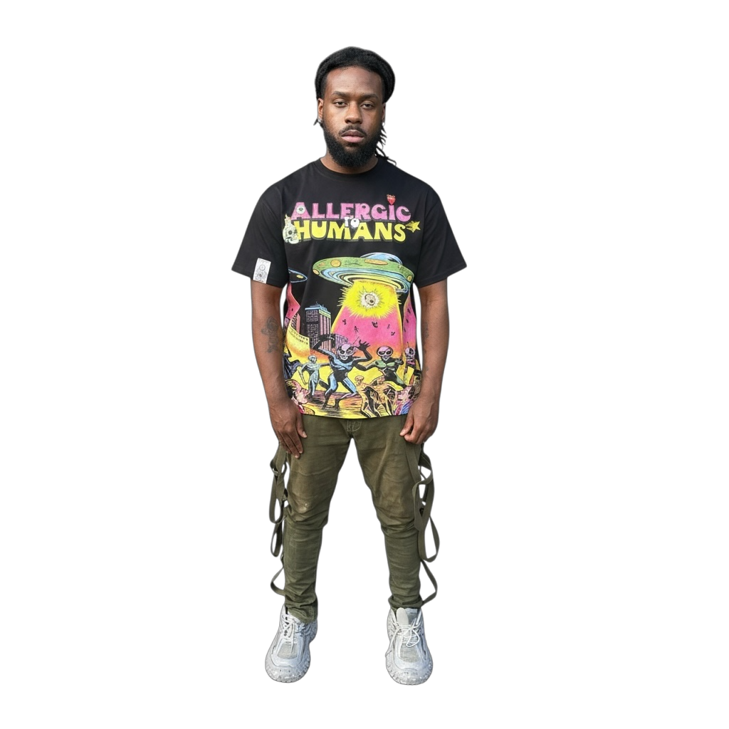 AA allergic to humans Tee ''Black''