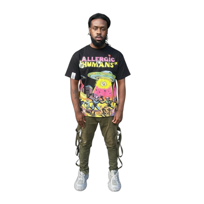 AA allergic to humans Tee ''Black''