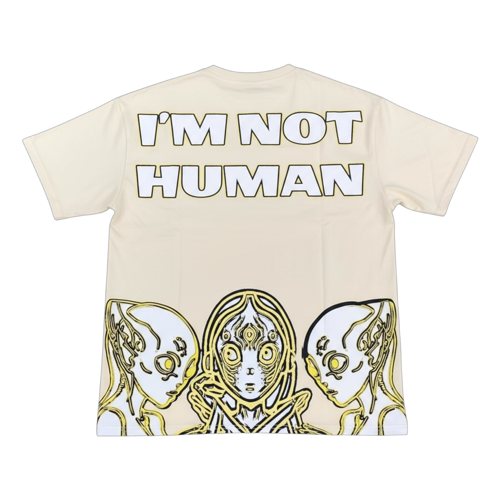 AA allergic to humans Tee ''Cream''